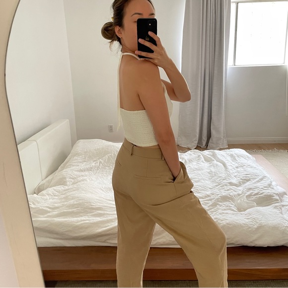 Abercrombie and fitch cream halter top - Picture 2 of 4